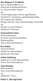 post (Ja) Nei Nei Bruk av utvidet overvåking/retur til recovery (Nei ) (Nei) Nei - Sykehuset hadde til dels adekvate prosedyrer - Prosedyre ble ikke fulgt Ikke reaksjon* - Fagpersonell utviste ikke