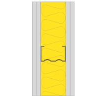 memo04.docx 2013-06-14 BILAG B LYDISOLERENDE KONSTRUKSJONER VEGGER Tabellen nedenfor gir eksempler på oppbygning av vegger med ulike krav til lydreduksjonstall.