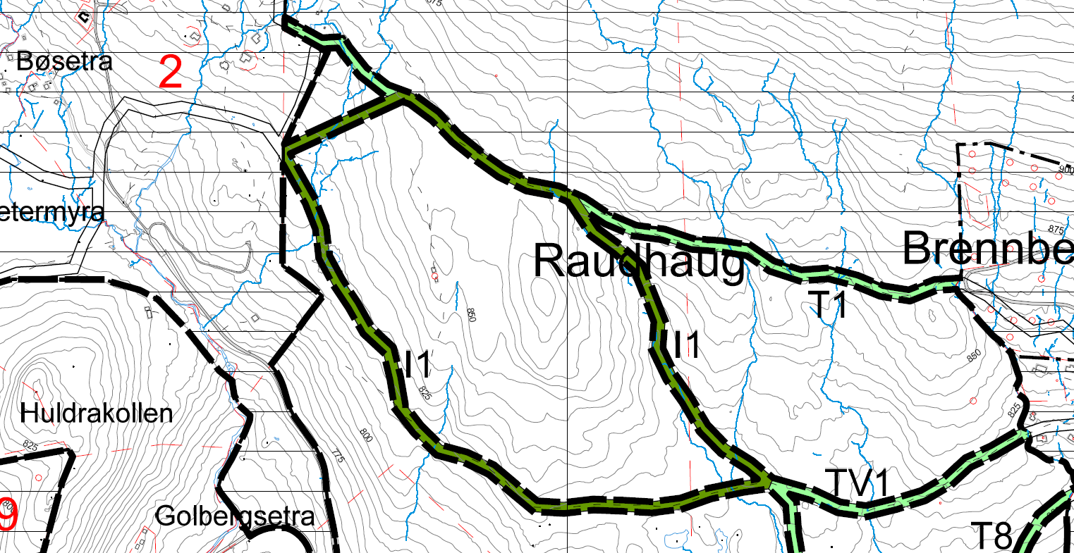 Kommunedelplan for stier og løyper 18 I tidligere plan- og bygningslov (PBL 1985) var det ikke egnede formål for å vise stier og løyper, og de ble derfor vist med symboler på plankartet.