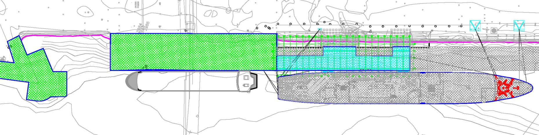 Nykai 2014 Forlengelse av eksisterende containerkai med 152m.