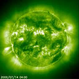 The Large Solar Event of July 14 A series of events began on July 10, 2000, culminating in the