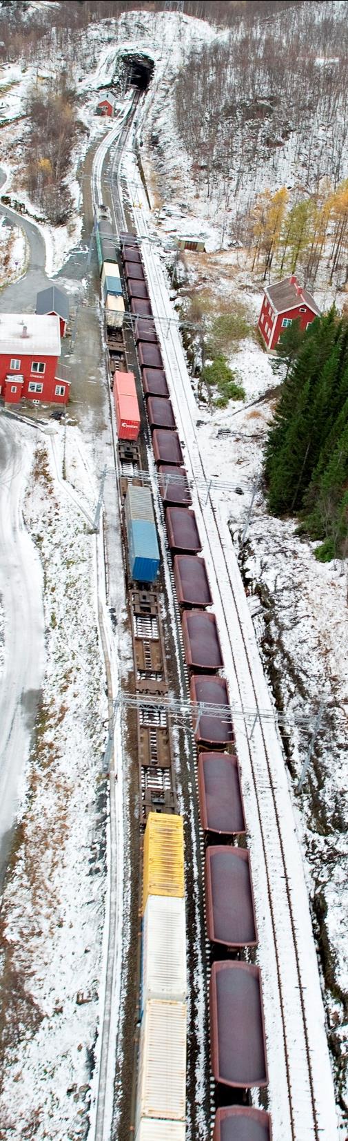 Utredning Kiruna-Riksgrensen Trafikverkets utredning «Fördjupad Åtgjärdsvalstudie Malmbanan Dubbelspår Kiruna-Riksgränsen» 27.02.15.