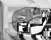 256 Pleie av bilen Et skadet hjul som er bredere enn reservehjulet, må lagres i lasterommet og festes med en stropp. Bilens verktøysett 3 242. Setene i tredje rad må felles ned 3 79. 1.
