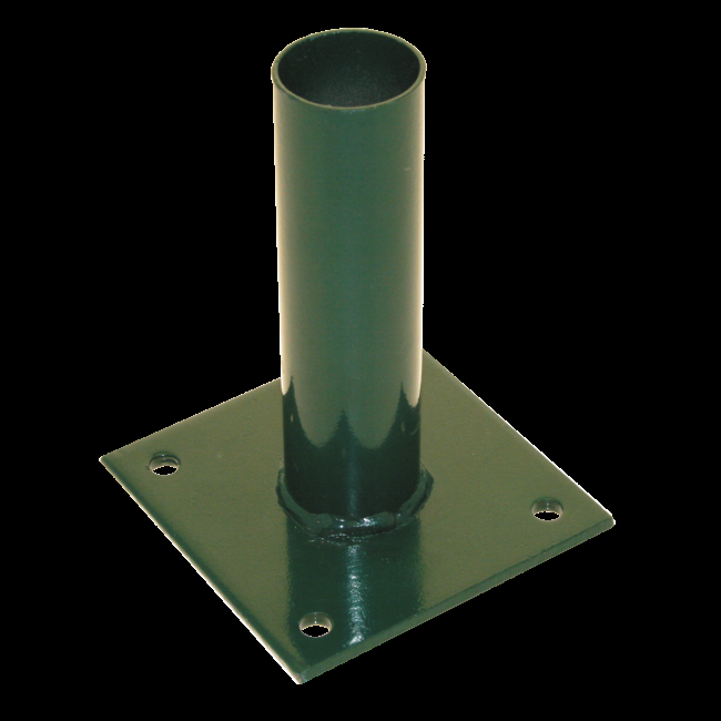 PANELGJERDE Stolpe for Panelgjerde Ø34 mm Stolpe for Panelgjerde har en lengde på 500 mm og en diameter på Ø34 mm og en plasthette. Leveres i fargene (RAL6005) grønn og (RAL706) grå.