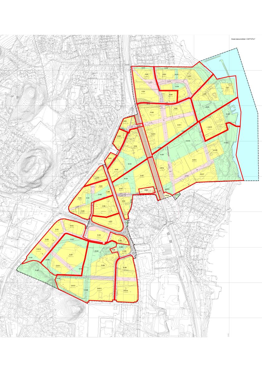 Krav om detaljplaner: Rekkefølgekrav til midlertidige løsninger, og ferdigstillelse av fellesarealer og infrastruktur.