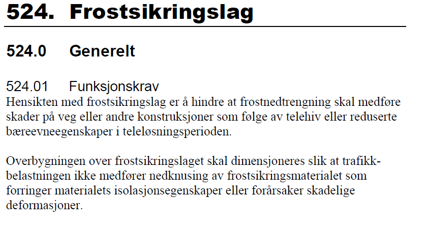 Frostsikring av vegar