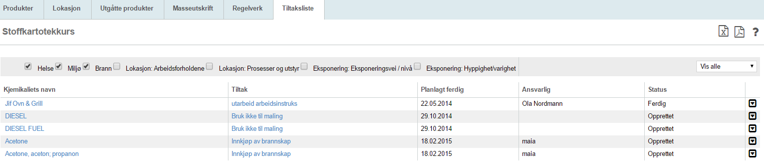 Masseutskrift av datablad lenket inn i HTML-format Ved å følge anvisningene skrives det ut fullversjon av datablad som er lenket inn i HTML-format. Dette er kun mulig å utføre i Internet Explorer.