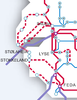 Konsept 0 Dagens nett (nullalternativet) Konsept 1: Lyse-Stølaheia Konsept 2: Konsept 3: Boknafjordforbindelsen Lyse-Stokkeland- Stølaheia Konsept 4: Oppgradering av eksisterende 300 kv nett Konsept