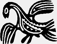 Fugl 2, venstre Mønster fra Kragerø, Telemark 13 cm 10 cm 450,- Fugl 3 Mønster hentet fra