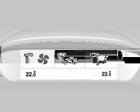 Klimastyring 111 Elektronisk klimakontroll Systemet kan tilpasses manuelt med bryterne for luftfordeling og luftmengde.