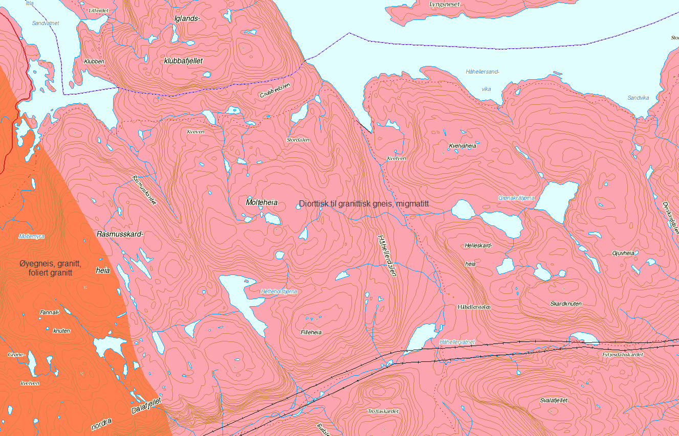 Overføringer Dalaånas nedbørfelt til Lyngsvatn 10 4 BESKRIVELSE AV TILTAKET 4.1 Plangrunnlag 4.1.1 Kartgrunnlag Det er benyttet digitale kart (N50) med målestokk 1:50 000 med ekvidistanse 20 m, samt økonomisk kart/detaljkart med ekvidistanse 5 m.