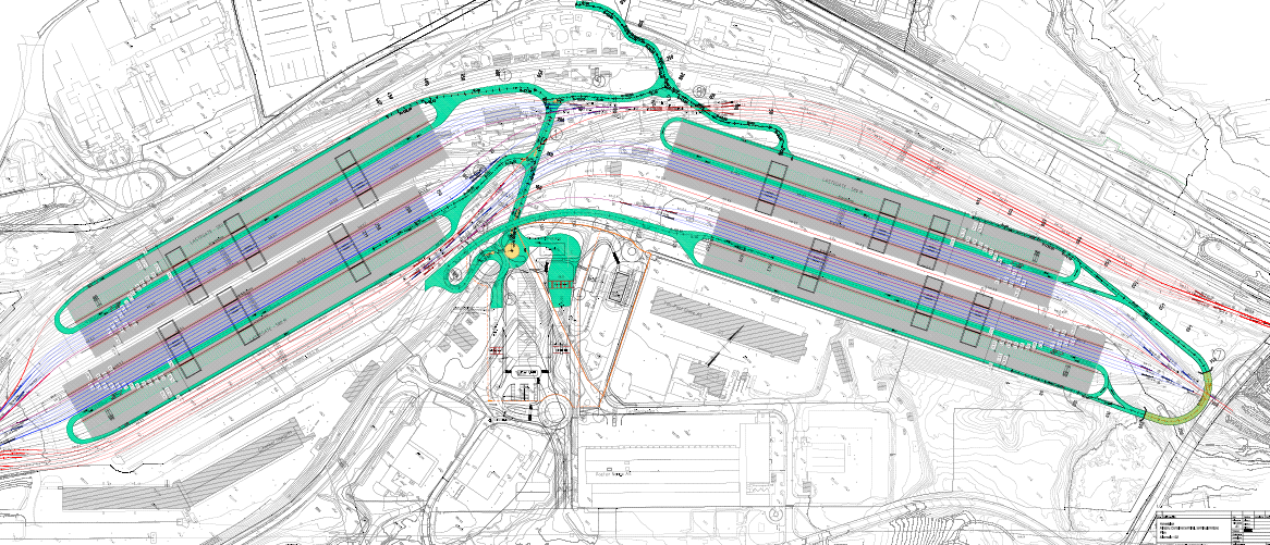 Alnabru containerterminal Målet er å doble kapasiteten innen 2020 og tredoble kapasiteten innen 2040 men med utbygging