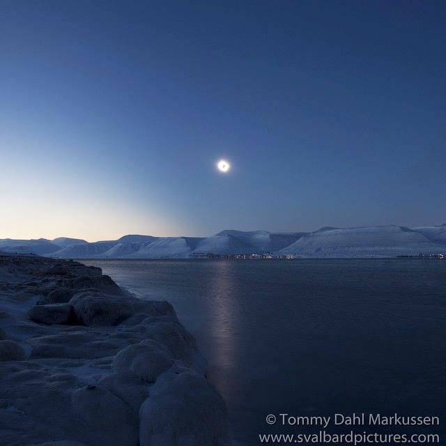 mars var en stor begivenhet på Svalbard Foto: Tommy Dahl Markussen Månedstemperaturen for hele landet lå 3,8 grader over normalen.