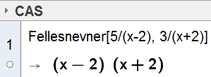 22 2 2 Faktoriser 6x 11xy 10y NB! Legg merke til mellomrommet mellom x og y. Her kan du alternativt bruke *.