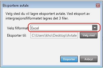 Se seksjonen under for beskrivelse av formatet. Importer til avtale fra Excel En avtale i NOBB-Kontrakt kan redigeres via Excel.