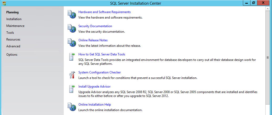 IDRI2001 Drift av datasystemer side 2 av 14 Installasjon og konfigurasjon Denne kan installeres på domenekontroller, men dette er ikke anbefalt. Installer derfor SQL server på en egen server.