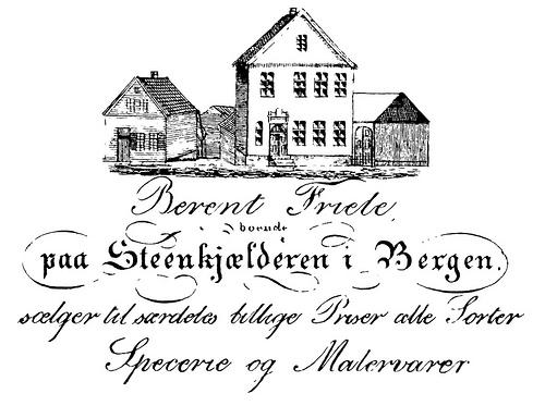Starten i 1799 Steinkjelleren i Bergen, som Herman Friele kjøpte 4. juli 1799.