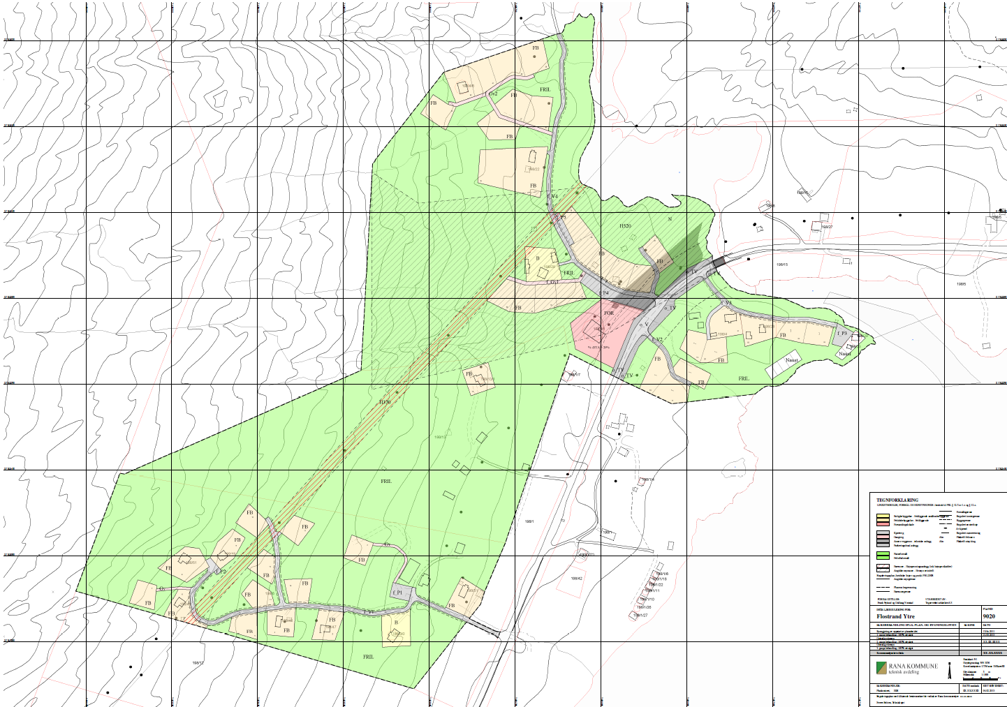 Neråkern n Nylan d Figur 2. Planområdet slik det var til offentlig ettersyn. Rød ring viser område tatt ut til begrenset høring til Fylkesmannen. Blå ring viser de 2 planområdene som nå foreligger.