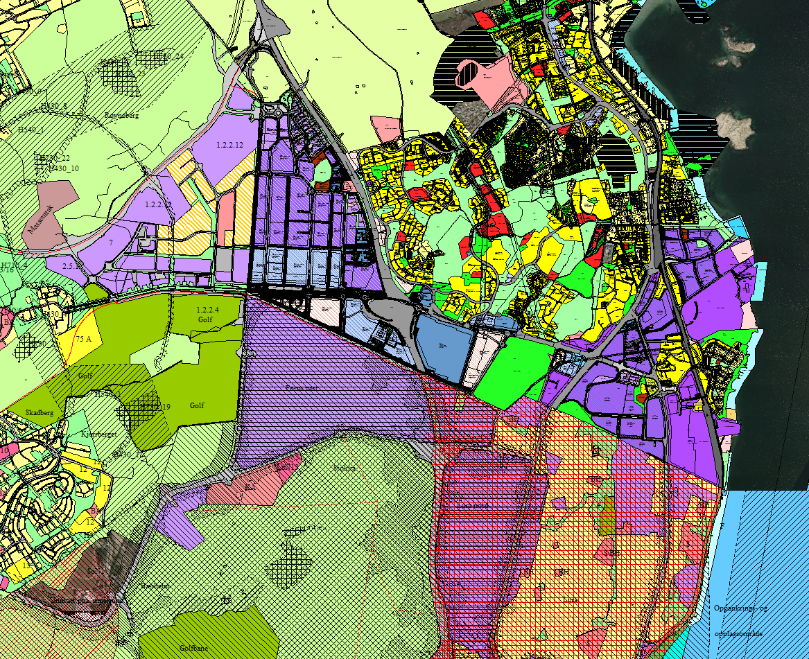 Gjeldende planer I kommuneplanen er de aktuelle områdene i Sandnes kommune i hovedsak utlagt til næringsbebyggelse. Reguleringsplansituasjonen er langt mer differensiert.
