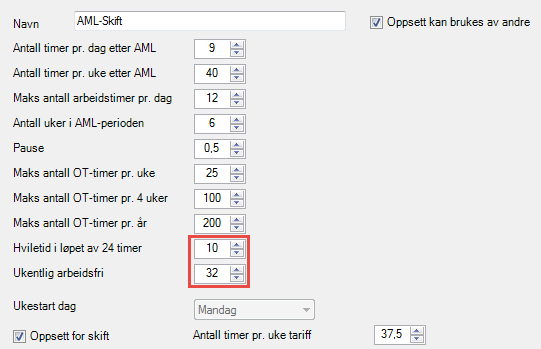 2. Redigere overtidsregistreringer i minwintid Man kan nå redigere overtidsregistreringer i vedlikeholdsbildet i minwintid. For å endre på en registrering klikker du på den blå overtidsregistreringen.