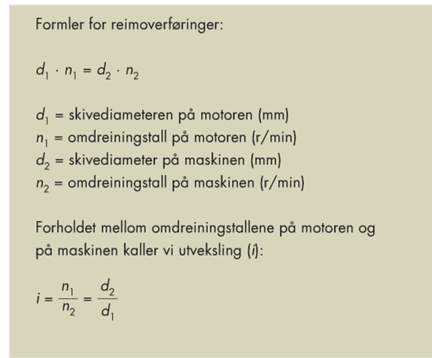 Forholdstall skivediameter: 200