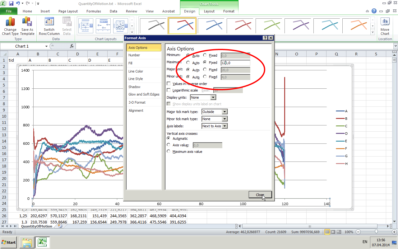 Excel (Windows) Vi setter