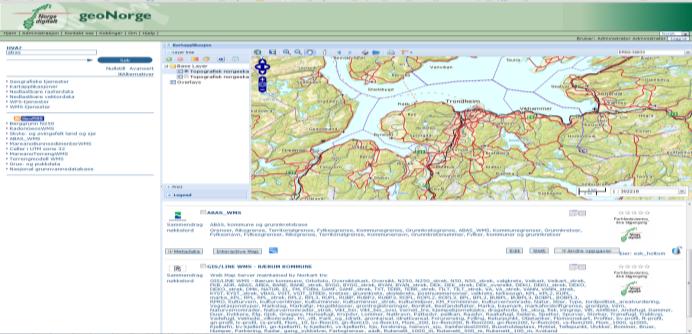 Nasjonal geodatadataportal INSPIRE METADATAPORTAL KARTKLIENT WWW.GEONORGE.