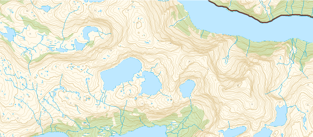 Storvasselva Straumfjordvatnet Malåga 514 Malåvatnet 194 Muddalen 410 Malåskardet 433 859 685 208 716 Malåtinden 1058 941 815 912 Malåelva 95 Forsanelva Storvikodden 1124 Tomasjorda 354 Gongskard-