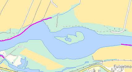 4.1.13 Sideløp ved Avelsgård (nordside) Et sideløp på nordsiden av elven tørrlegges på lave vannføringer (figur 30).