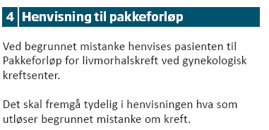 Kriterier for henvisning