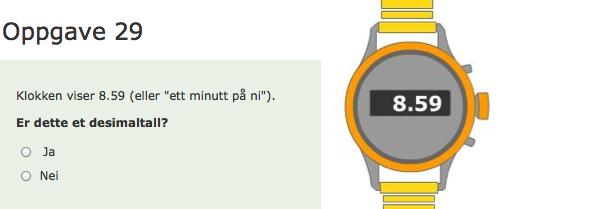 Vi kan stille spørsmålet om en ensidig konkretisering av desimaltall ved hjelp av kroner og øre eller meter og centimeter er med på å underbygge tolkningen av desimaltall som et par av hele tall, der