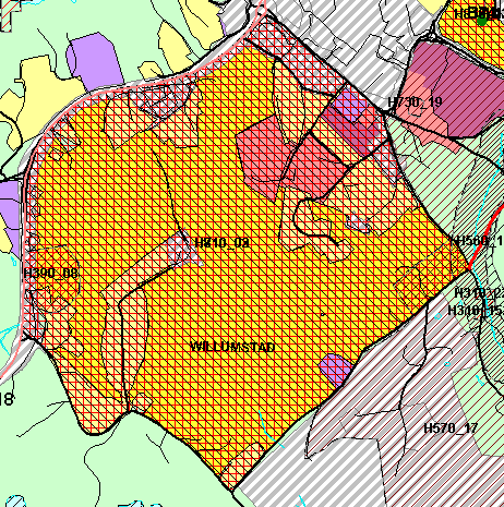 Willumstad Området ligger sør i planområdet. De fleste innspillene har hatt fokus på Willumstad, og innspillene har vært svært delt når det gjelder hva som bør skje av utbygging i området.