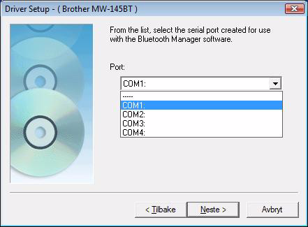 Installasjon på en Windows -PC For Bluetooth-tilkobling 5 Velg Install (Installer), og klikk på Nesteknappen. Installeringen av skriverdriveren starter.