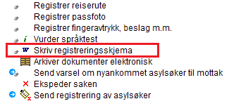 Trykk OK. Husk at du nå må endre saken til esak. Utfør deretter arbeidstrinnet Registrer personlige dokumenter dersom det er aktuelt.