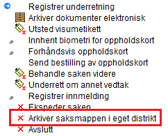 Inndragning av reisedokumenter Ved inndragning av reise- eller andre ID dokumenter som ikke allerede ligger i DUF, skal