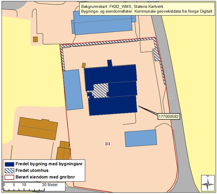 Forskrift om fredning av Statens kulturhistoriske eiendommer VIK FENGSEL Kommune: 1417/Vik Gnr/bnr: 2/3 Referanse til landsverneplan: Omfang fredning Byggnavn Oppført Bygningsnr.