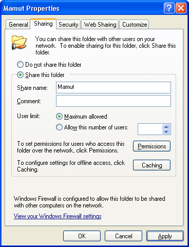 Oppdatering til Mamut Business Software versjon 14 Dele dokumentområdet på Windows XP og Windows Server 2004 Ved flerbrukerinstallasjon må du først installere programmet på en maskin og velge på