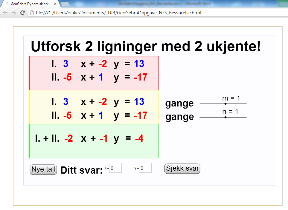 Her jobber elevene sammen i par. Samarbeid er sentralt i det sosiale livet og på arbeidsplassen. Matematikk er intet unntak.