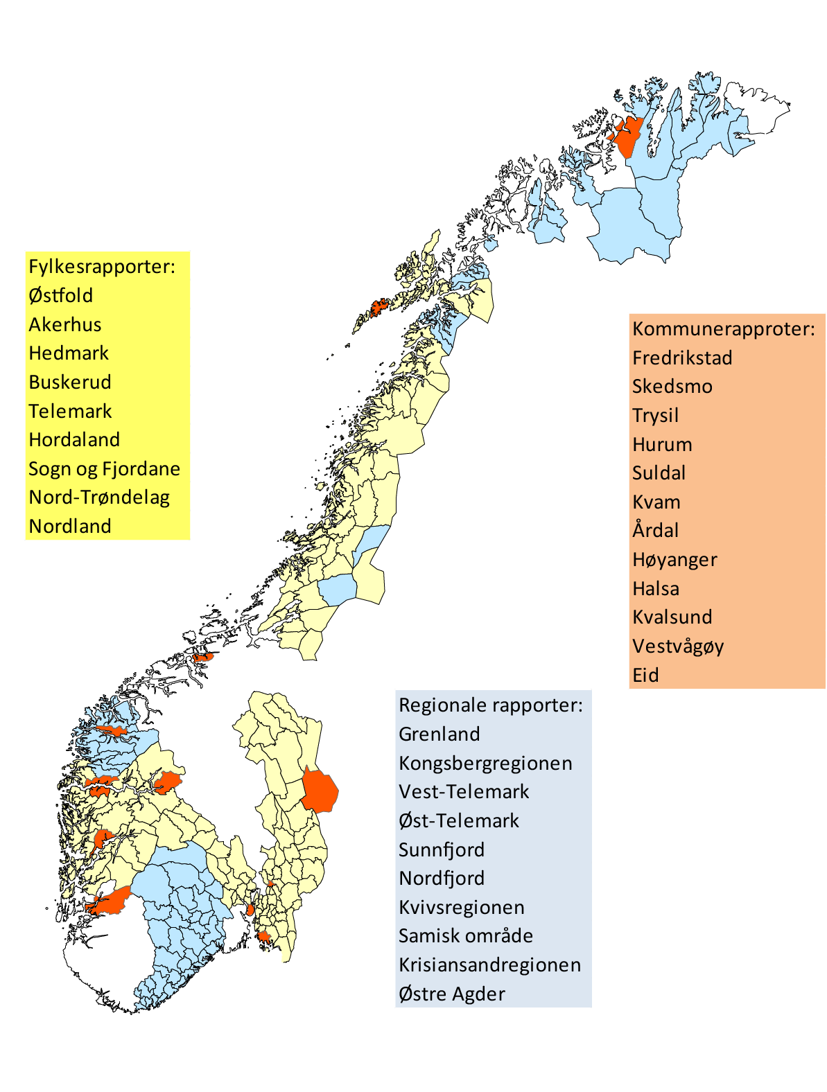 Telemarksforsking er i ferd med å utarbeide 31 rapporter.