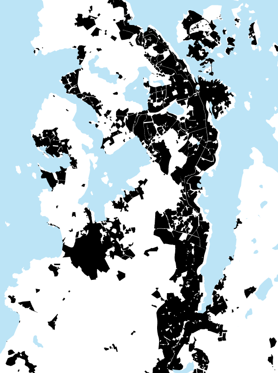 Byvekst over tid 1960 2000 110