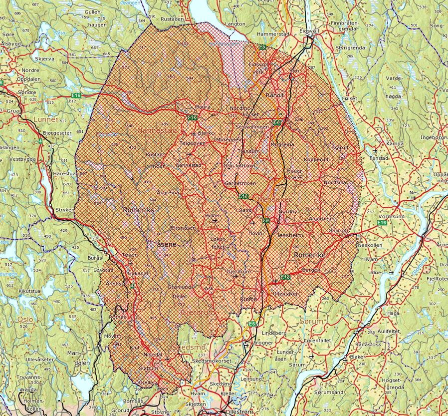 Gardermoen 920 km2 ønskes skannet i 2 pkt/m2