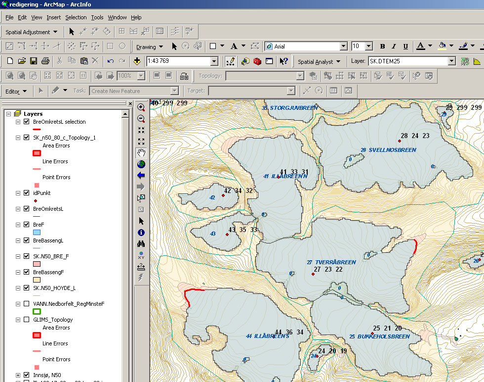 ArcGIS: Koble ID fra L2003, Atlas88