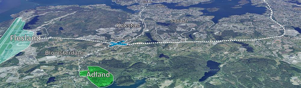 Leiemarkedet Næringsområdet Flesland - NF (Espehaugen/Lønningen/Kokstad/Sandsli) I 2013: «I