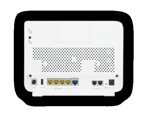 ADSL/VDSL og bredbåndstelefoni fra Eidsiva bredbånd Benytt første telefonkontakt i huset for tilkobling av modemet.