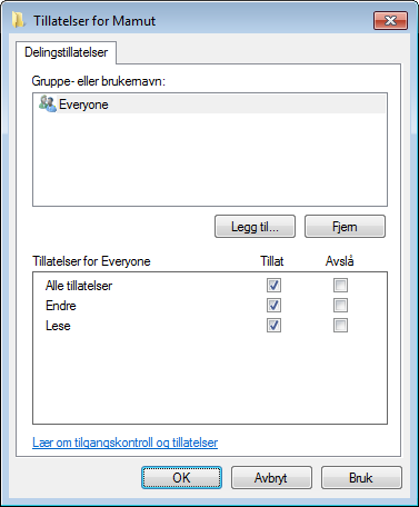 Installasjonsveiledning Slik deler du dokumentområdet i Windows Vista og nyere eller Windows Server 2008 og nyere 1. Åpne Windows Utforsker, og bla deg frem til dokumentområdet. Tips!