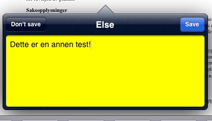 kan trykke på. Når vi trykker på denne knappen kommer det opp en verktøylinje øverst til høyre i bildet.