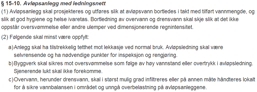 Lover og forskrifter Forskrift om tekniske krav til byggverk