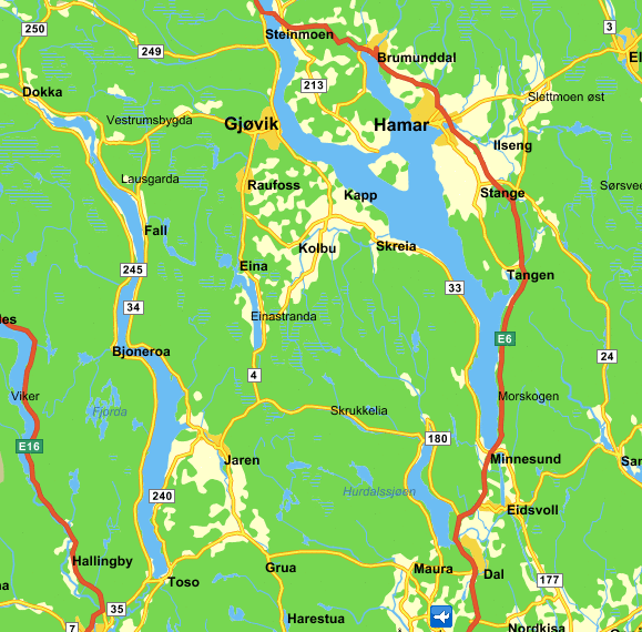 Trafikknotat Bompengefinansiert utbygging av rv 4 Gran grense - Jaren 6 2 Beskrivelse av vegprosjektet og trafikksituasjonen 21 Vegprosjektet 211 Bakgrunn