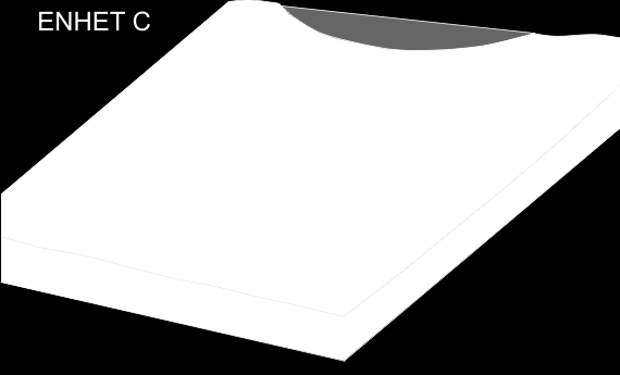 Kapittel 5 Utvikling av Tolokonka Figur 5.2: Rekonstruksjon av avsetningsmiljøet for enhet C. Enheten er trolig avsatt i en fluvial kanal.
