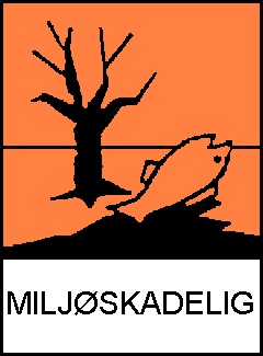 Risikosetninger R-22 Farlig ved svelging. R-34 Etsende. R-43 Kan gi allergi ved hudkontakt. R-52/53 Skadelig for organismer i vann, kan forårsake langsiktig uheldige innvirkninger på miljøet i vann.